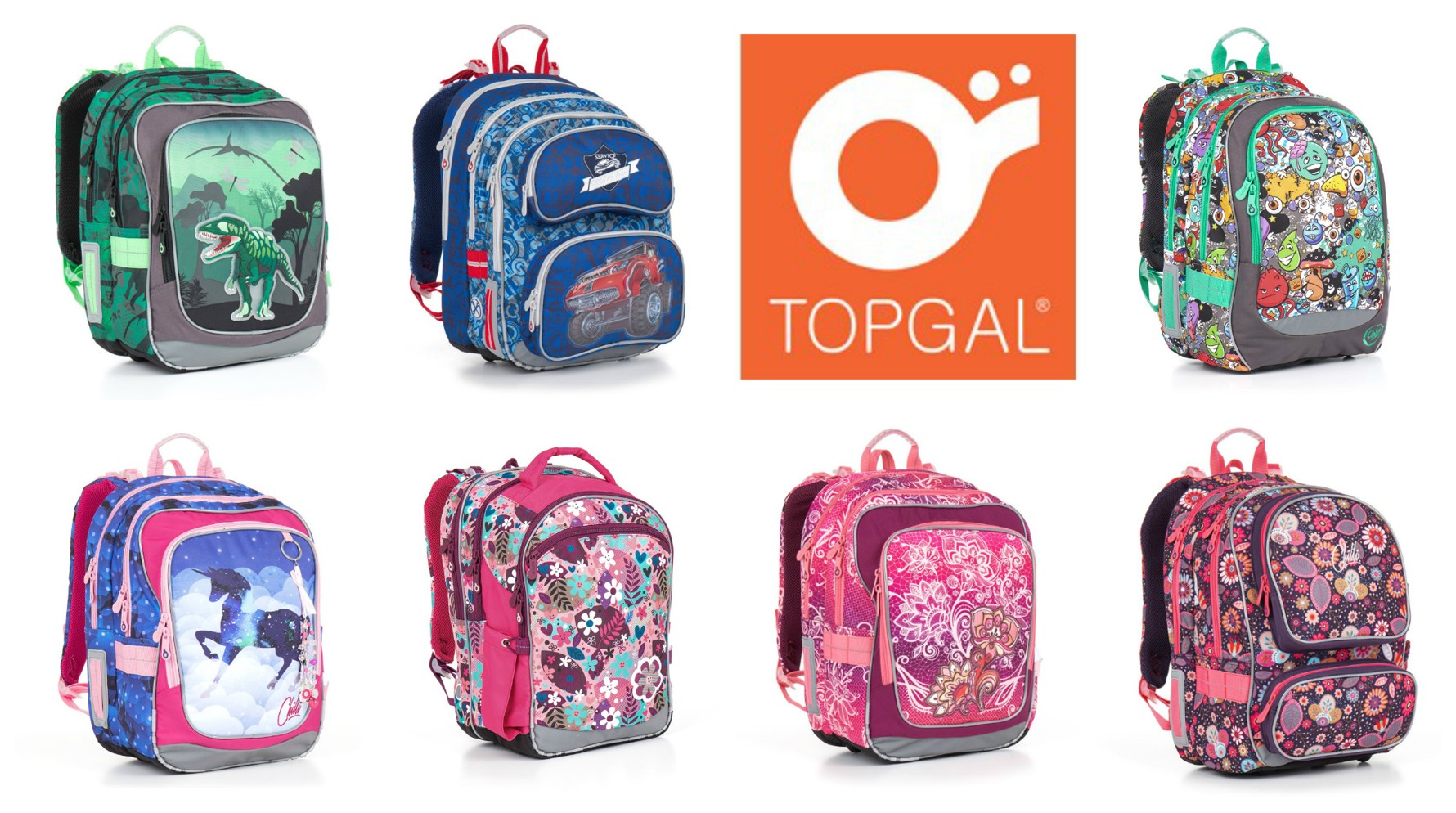 Kolekce školních batohů Topgal 2016/17